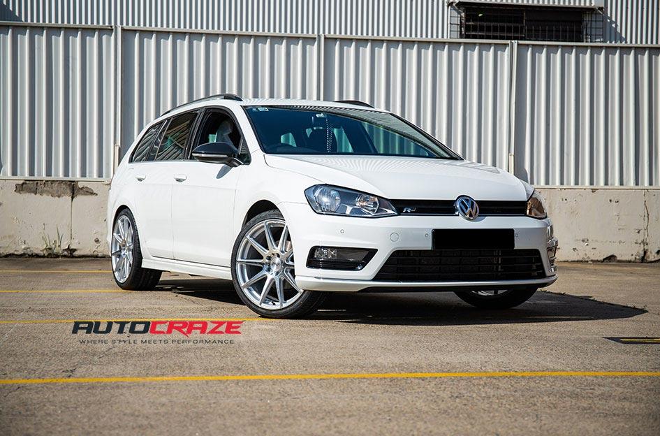 VOLKSWAGEN GOLF ESSEN SILVER MACHINED FACE